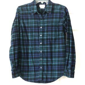 ORIGINAL Weatherproof VINTAGE COMFORT STRETCH Women's Medium Long Sleeve Flannel